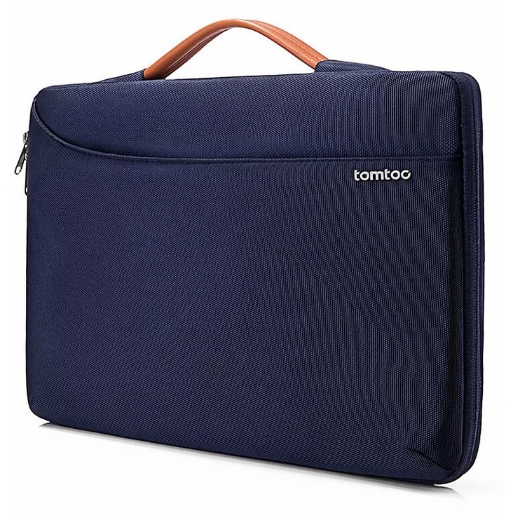 〔Tomtoc〕精選風格筆電包，可手提｜深藍色｜MacBook Pro/Air USB-C款適用
