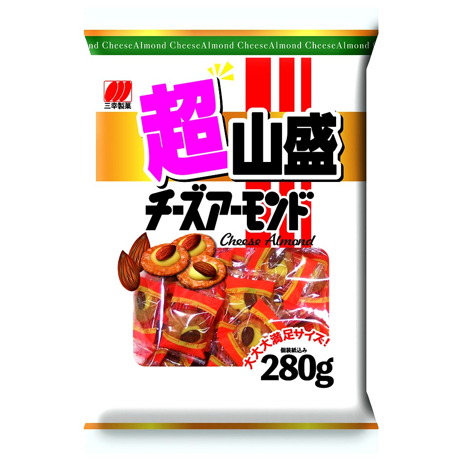 即刻出貨+預購✨三幸製菓起司杏仁米果280g(約95-100枚入)