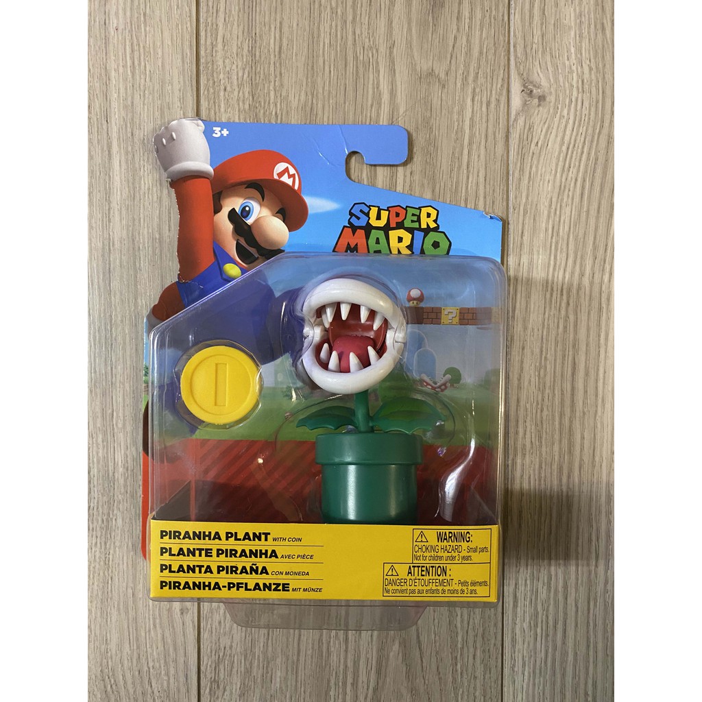 食人花 超級瑪利歐系列 關節可動 Jakks 現貨 蝦皮購物
