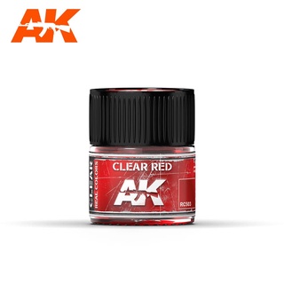 [苗栗HamMaToys玩具模型] AK顏料 - CLEAR RED透明紅