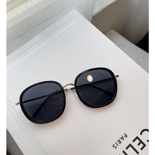 韓國 方框金邊墨鏡 太陽眼鏡