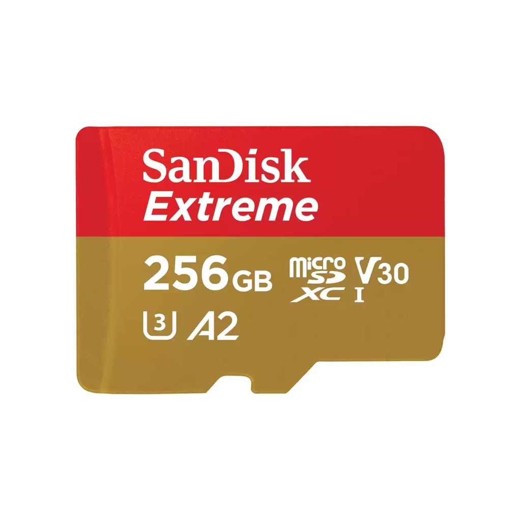 SanDisk Extreme microSDXC 256GB V30 U3 A2 190MB/130MB/s 讀/寫