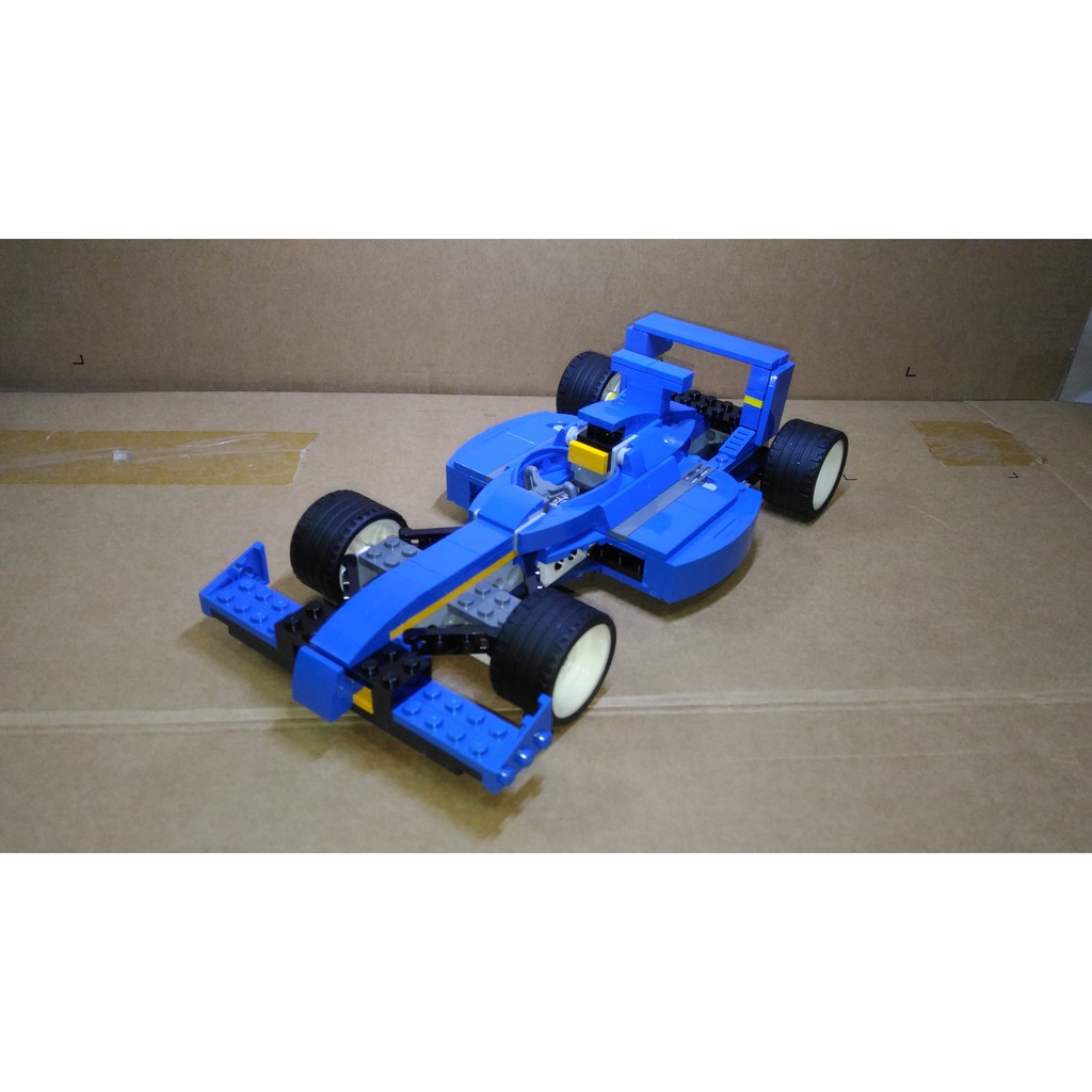 正版 樂高 LEGO 創意 CREATOR 系列 31070 積木 已組裝 F1賽車 藍色