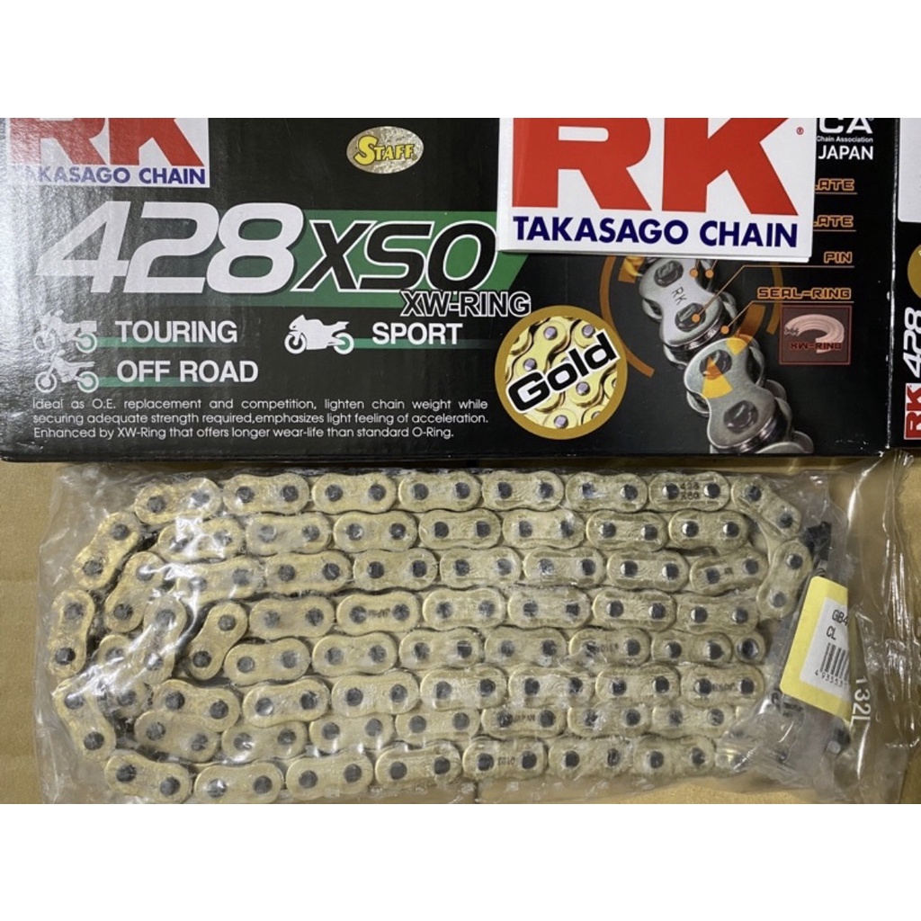 RK GB428XSO 132L黃金油封鏈條的價格推薦- 2026年1月| 比價比個夠BigGo