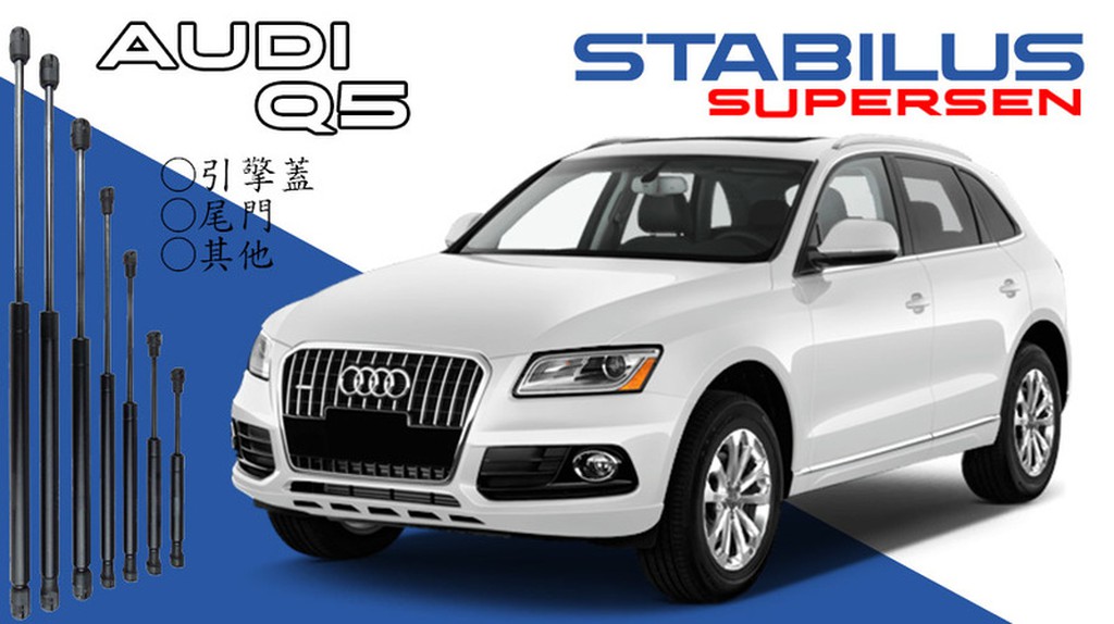 原廠 M2頂桿/撐桿 AUDI Q5 各種年分皆有 引擎蓋 尾門 座椅 其他 STABILUS