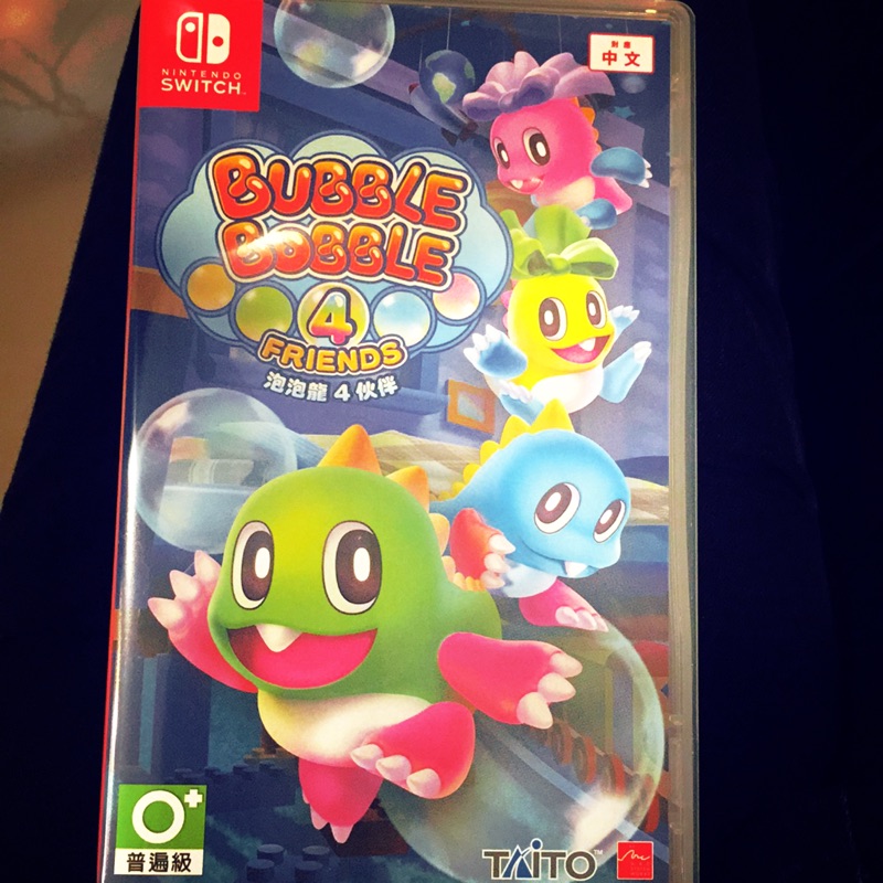 Switch 遊戲片 泡泡龍4 Bubble bobble中文版 9.9成新