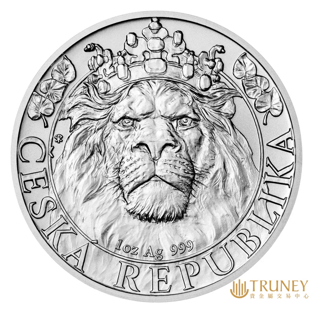【TRUNEY貴金屬】2022捷克獅王紀念性銀幣1盎司 / 約 8.294台錢