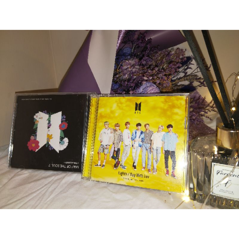 BTS Lights/Boy With Luv(CD+DVD)(日本進口初回限定A盤)+MAP OF THE SOUL