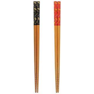 HIYASU日安工坊｜日本製 職人工藝箸-和風蜻蜓 夫妻筷