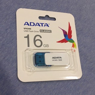 ADATA 威剛 UV240 16G隨身碟(白色)