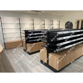 洞洞板貨架 超市貨架 木櫃貨架 洞洞板展示架