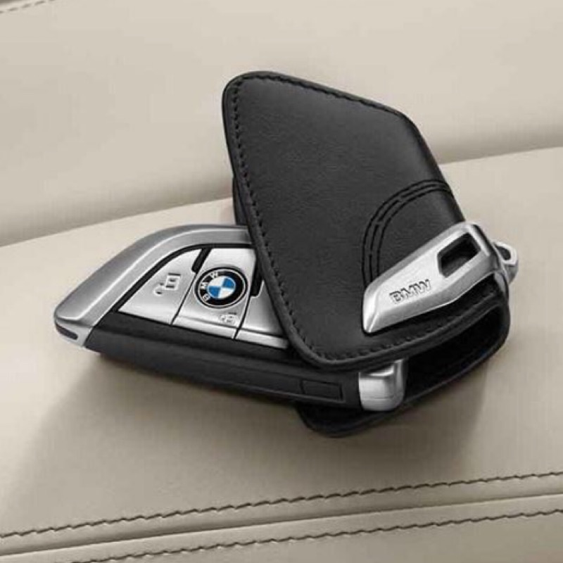 BMW德國原廠刀型黑色鑰匙包/皮套~F45 F46 F48 X1 F15 F16 F85F86