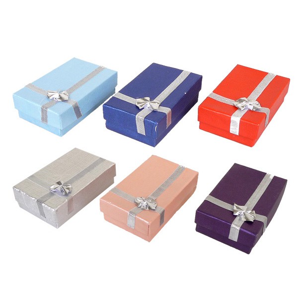 0231 蝴蝶結飾品小方盒 珠寶盒禮物盒包裝盒 婚禮小物戒指項鍊耳環手錶收納