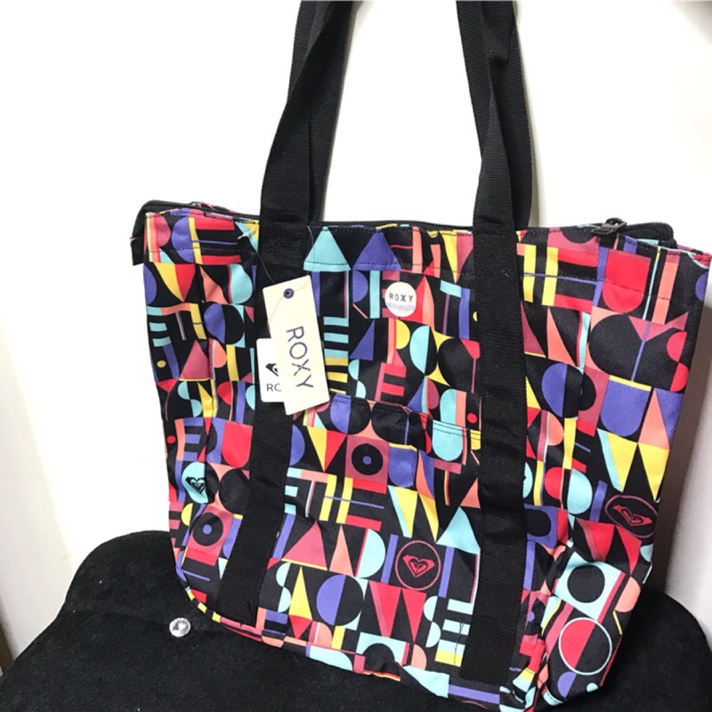 Roxy 海灘包 帆布包 全新 蝦皮購物