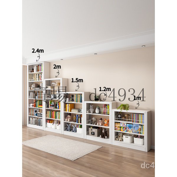 兒童書架 書櫃 鋼製小書架多層置物櫃繪本收納架落地傢用簡易簡約臥室小型書櫃子 URAO