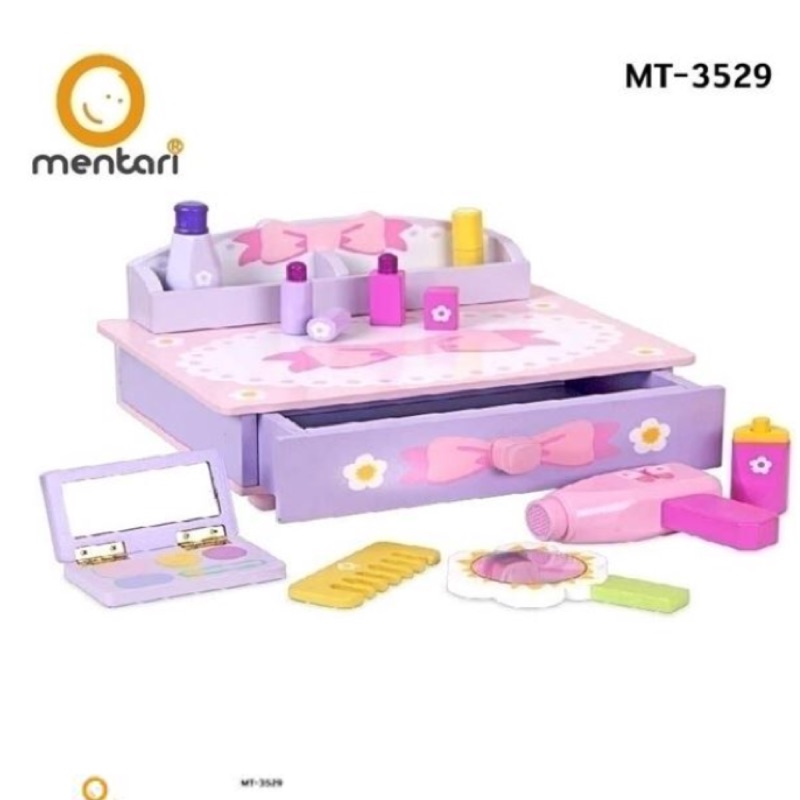 Mentari 木製玩具- 我的專業化妝台
