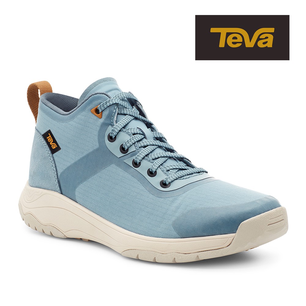 【TEVA】女 Gateway Mid 中筒防潑水輕量休閒鞋/健走鞋-阿羅納藍 (原廠現貨)