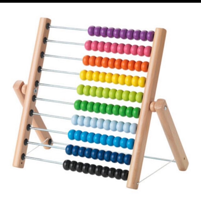 Ikea 算盤 益智 算數 顏色認識