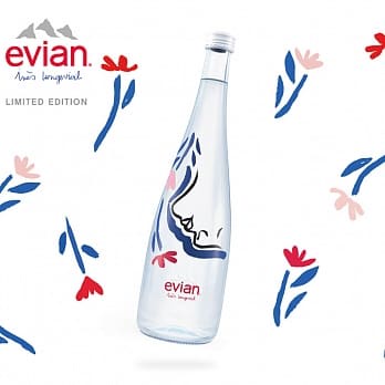 ❤ evian X Inès Longevial 2019限量紀念瓶