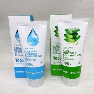 韓國 LEBELAGE 100% 蘆薈 膠原蛋白 舒緩保濕凝膠 100ML