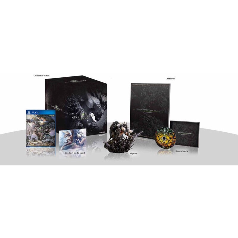 現貨 Ps4 魔物獵人世界中文限定版典藏版豪華版mhw 1 26 發售可單買限定版內容 蝦皮購物