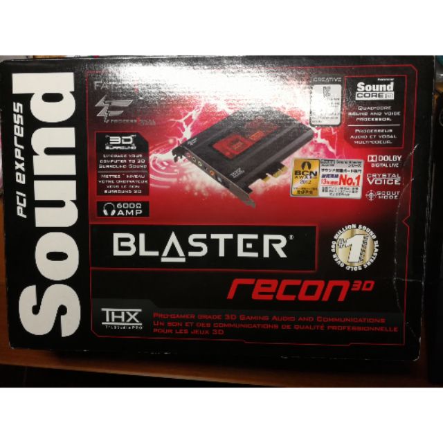 創新未來 CREATIVE Sound Blaster Recon3D Fatallty Professional音效卡