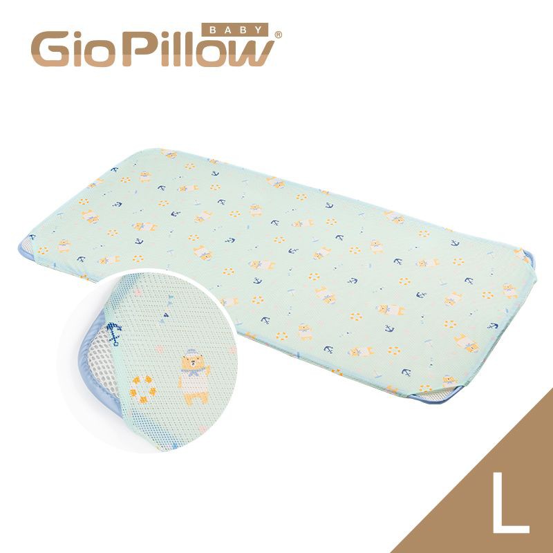 GIO Pillow Kids Mat 智慧二合一有機棉超透氣床墊(L)[免運費]