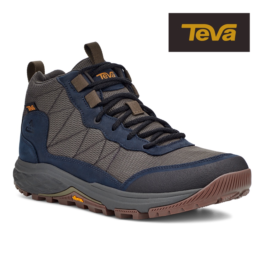 【TEVA】男 Ridgeview Mid 高筒戶外多功能登山鞋/休閒鞋-深藍色 (原廠現貨)