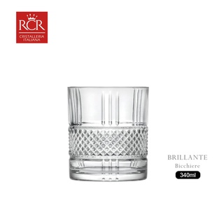 義大利RCR BRILLANTE系列 威士忌杯 340ml 無鉛水晶玻璃杯 烈酒杯 雞尾酒杯 調酒杯