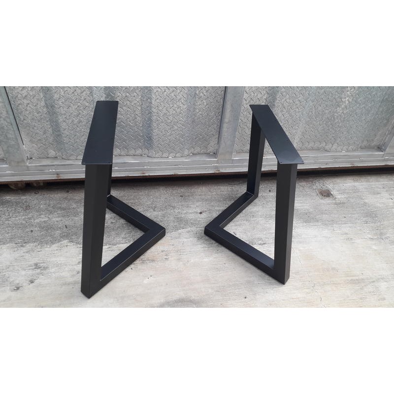 台灣製V字型桌板鐵腳架-原木桌板-桌板-原木板 電視櫃 原木桌