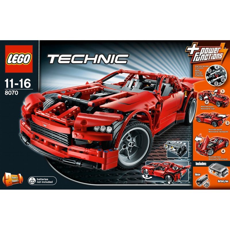Lego 樂高8070 全新品未拆technic系列super Car 超級跑車 蝦皮購物