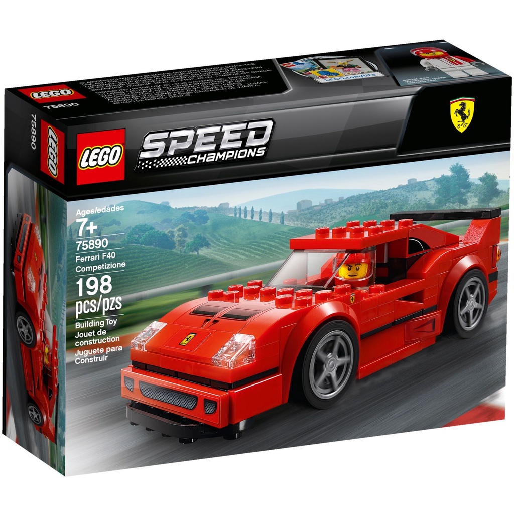 【台中OX創玩所】 LEGO 75890 極速賽車系列 法拉利 Ferrari F40 SPEED 樂高
