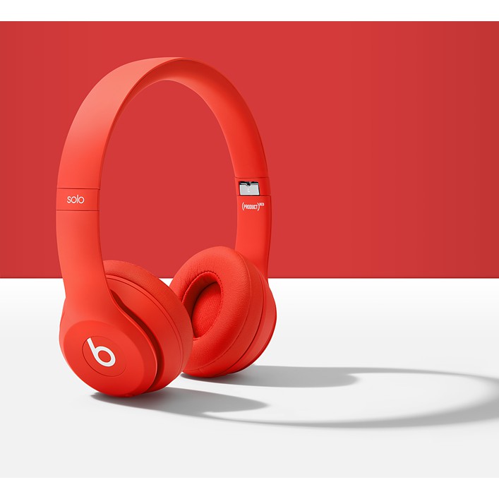 beats solo 3 product red