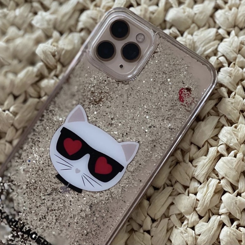 ✴Sparkle歐美精品✴ Karl Lagerfeld卡爾貓咪iPhone12 mini/12 pro max手機殼