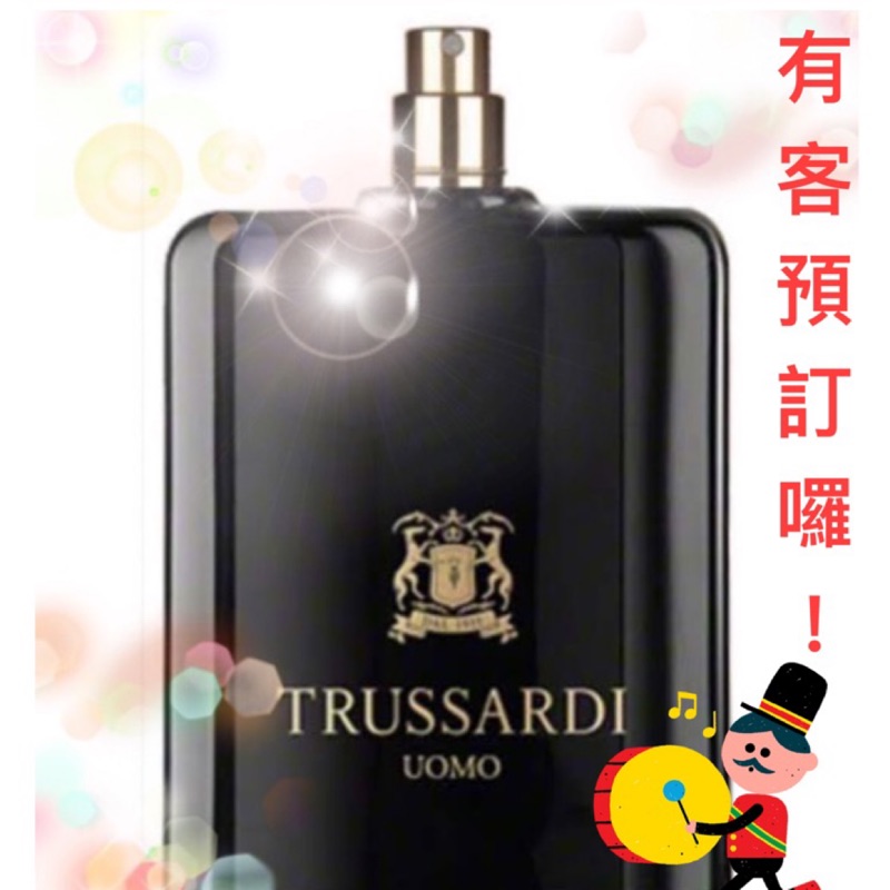 TRUSSARDI Uomo 百年紀念款男性淡香水 原廠Tester （無蓋）100ml