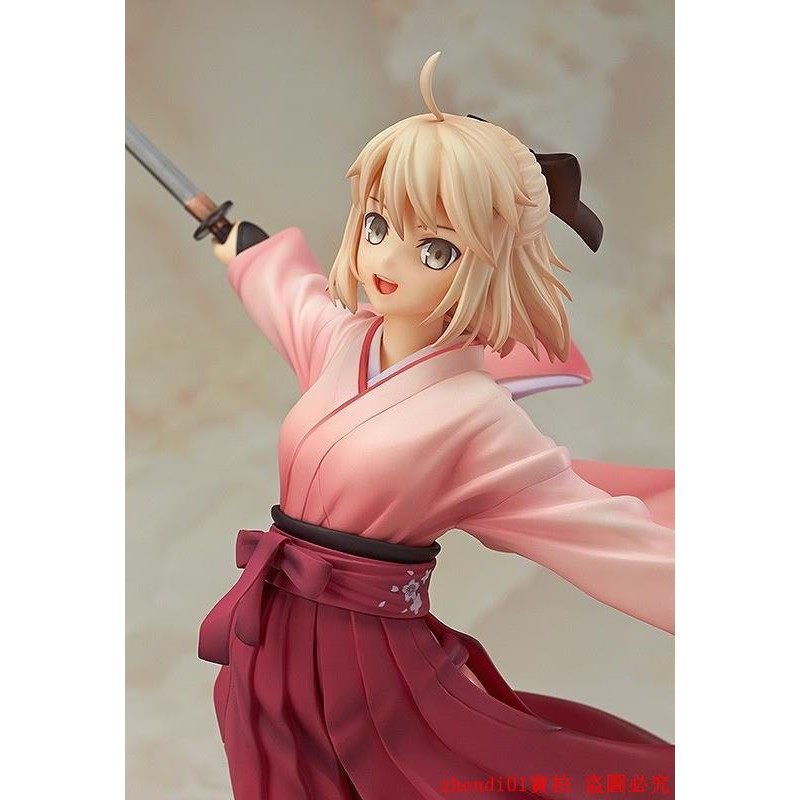 新品fate Koha Ace 櫻花saber 琥珀塞巴沖田總司pvc精美手辦 蝦皮購物
