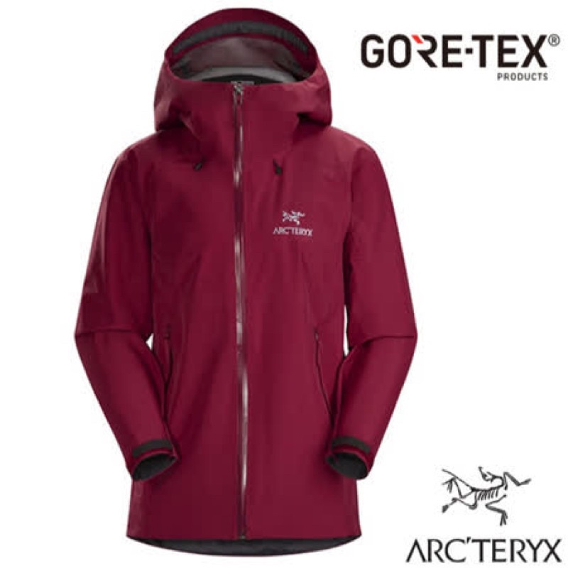 ARCTERYX 始祖鳥 女款 Beta LT Gore-Tex 防風防水透氣連帽外套/26827 深仙境紅