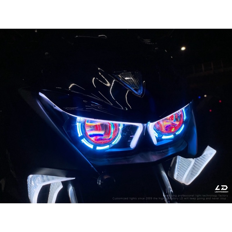 【 高雄亮點 】 FORCE專用 客製化大燈組 N2 LED魚眼 LED大燈 LED魚眼 星爵 FORCE 大燈 魚眼