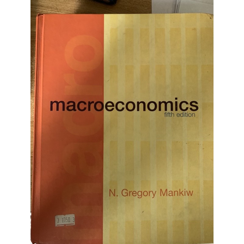 總體經濟學國際原本書Macroeconomics #Mankiw