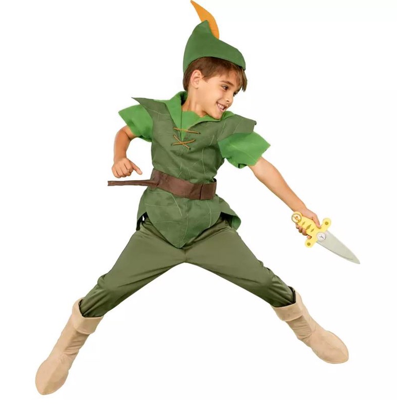 預購👍正版空運👍美國迪士尼 Peter Pan 衣服 變裝 派對 裝扮服  萬聖節 造型服 彼得潘 兒童造型服
