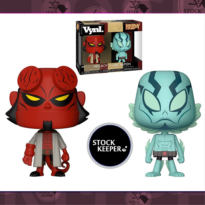 ◀倉庫掌門人▶美版 Funko Vynl Hellboy Abe 地獄怪客 地獄男爵 魚人亞伯 電影周邊 美系公仔 套組