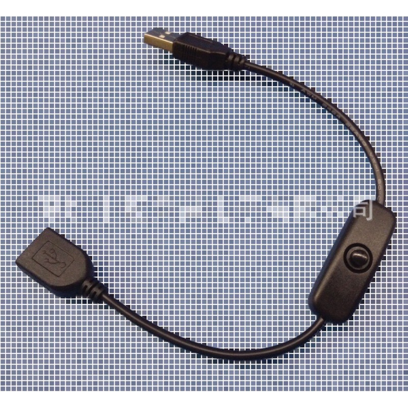 USB延長線 汽車小電器、同屏器專用 USB帶開關線 延長線 電源線 usb公頭對母頭 手機線 USB燈線 28公分