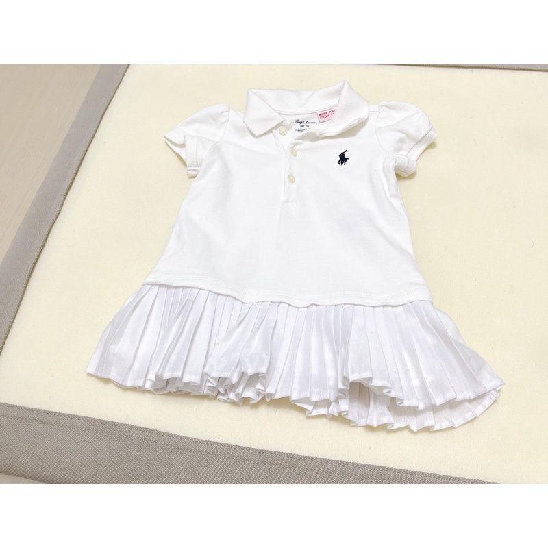 Ralph Lauren 寶寶洋裝 附內褲6m 白色