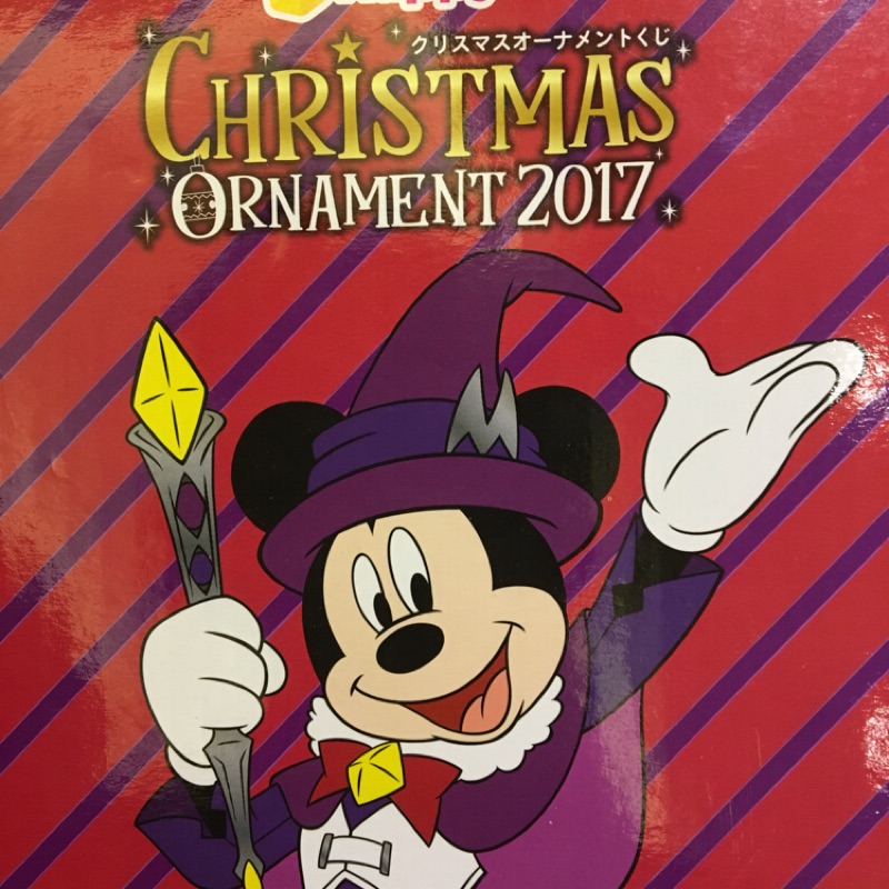 Happy賞 2017 一番賞 聖誕 迪士尼 日本限定 米奇水晶球 A賞