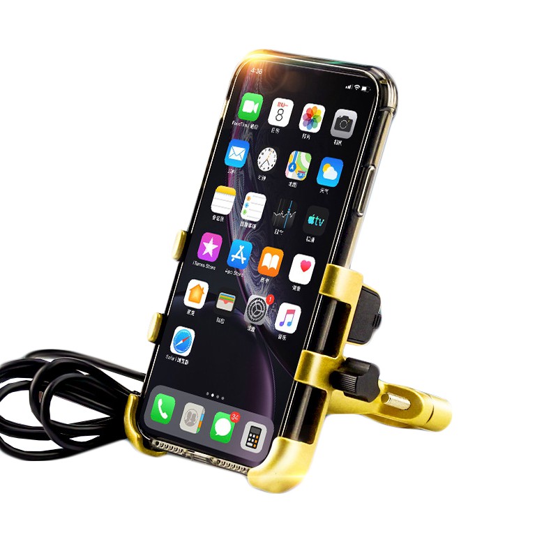 鋁合金手機充電支架 全角度 USB充電手機架 手機支架 鋁合金 金屬 導航架 GOGORO 2 鷹爪