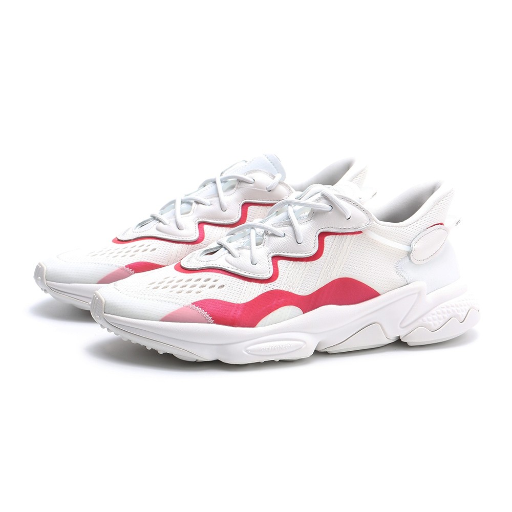 ADIDAS OZWEEGO 白紅 網布 皮革 休閒 老爹鞋 男 (布魯克林) EF4284