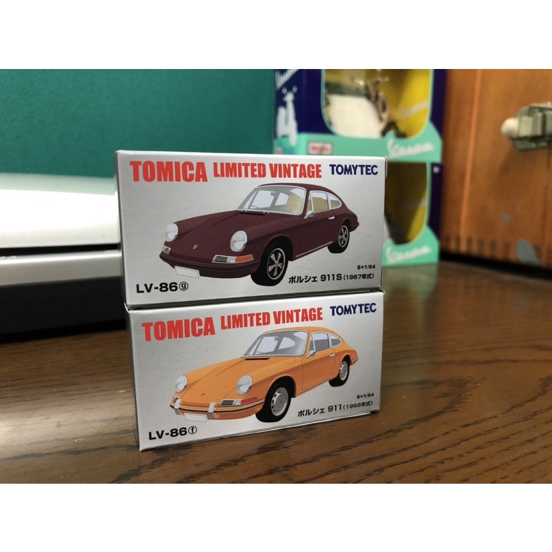 Tomytec Porsche 911  tomica TLV 兩台一組