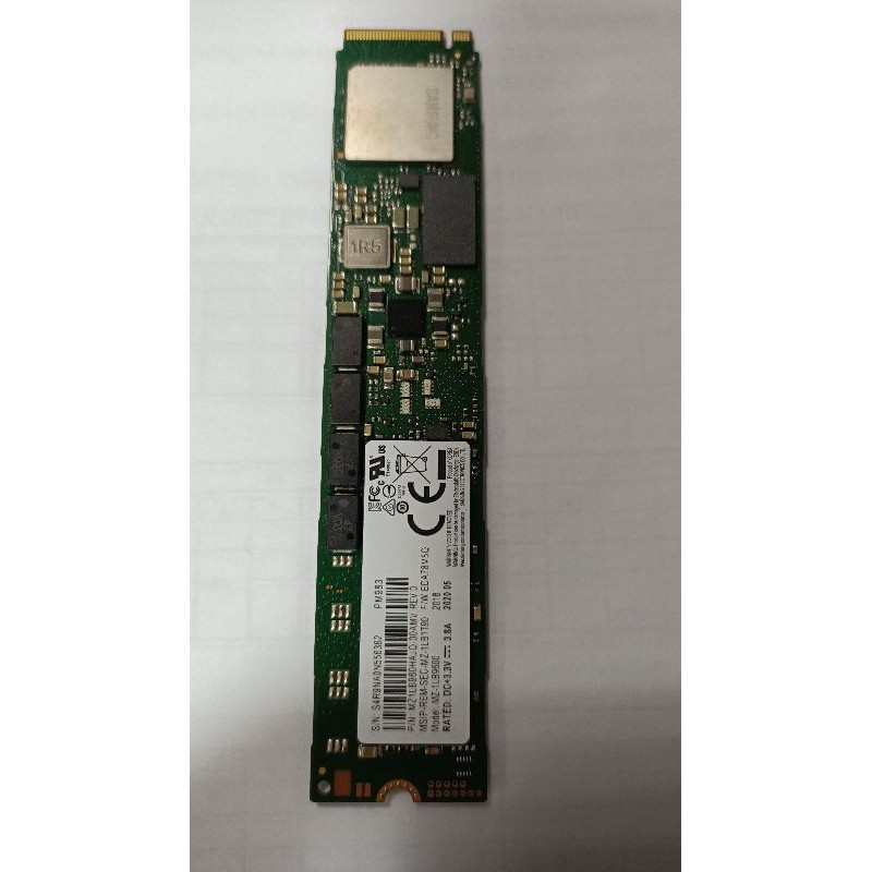 三星SAMSUNG PM983 M.2 22110 960G NVMe PCI-E 3.0 x4 企業級SSD | 蝦皮購物