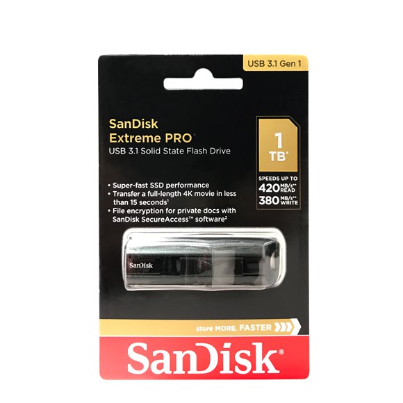 [現貨] SanDisk 1TB CZ880 Extreme Pro USB3.1 固態隨身碟  原廠公司貨 終生保固