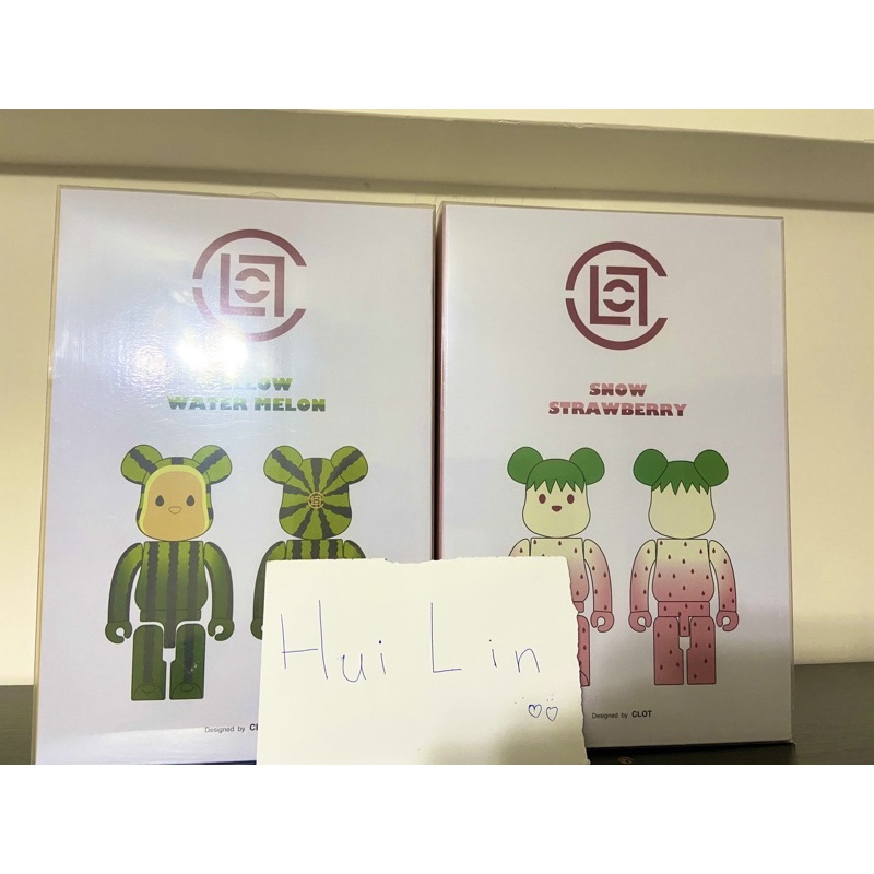 （現貨限量）庫伯力克熊Be@rbrick 500% 西瓜草莓🍉🍓